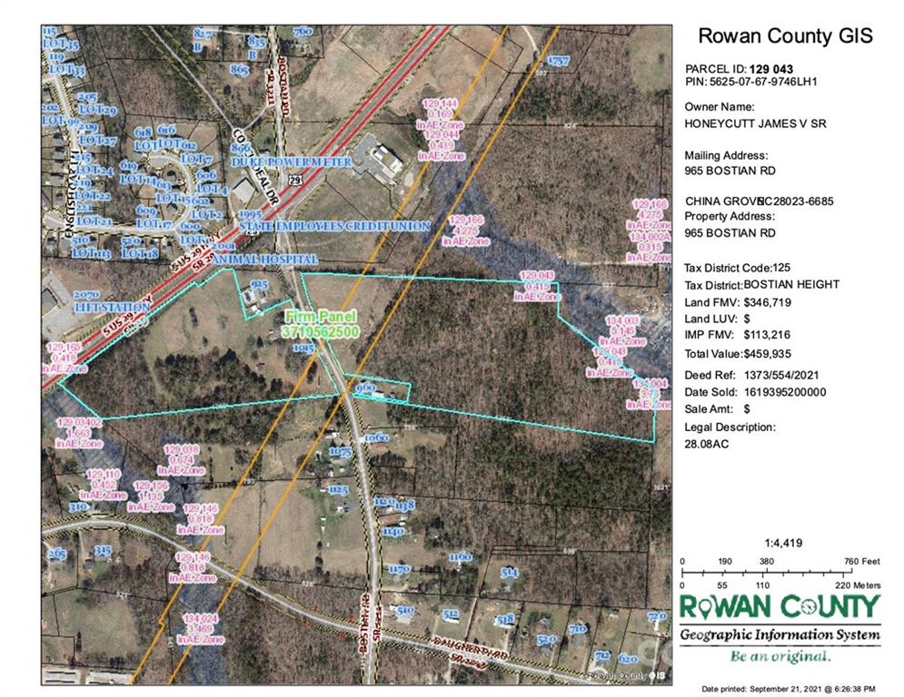 965 Bostian Road, China Grove, NC 28023, MLS # 3788520