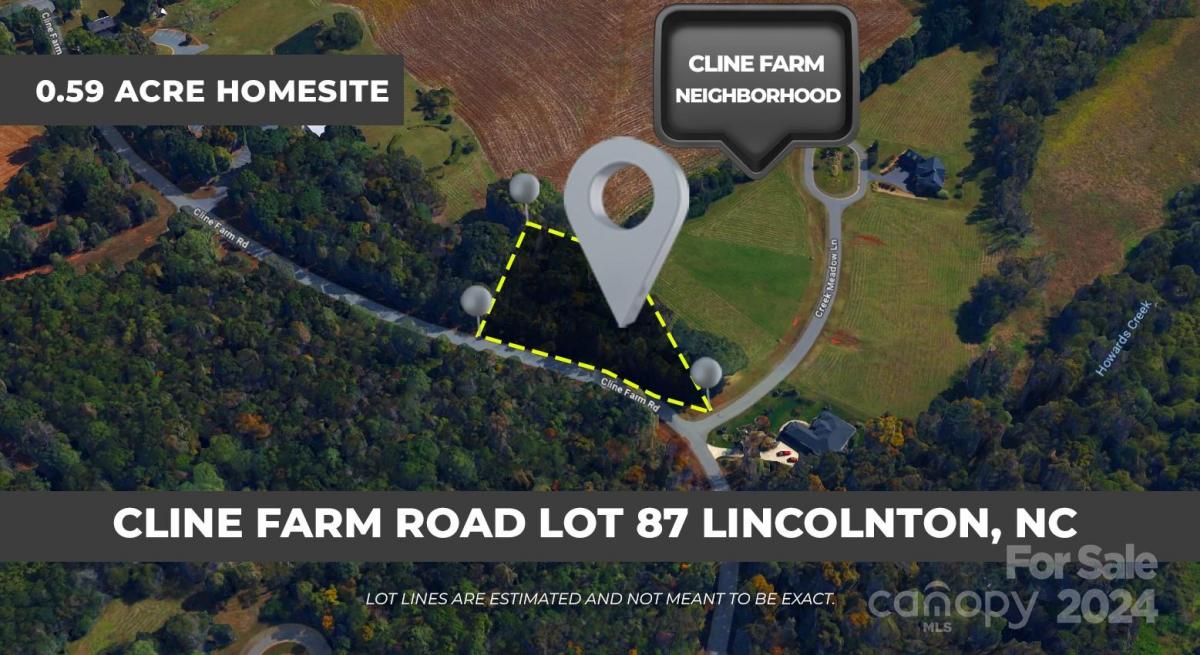Cline Farm Road, Lincolnton, NC 28092, MLS # 4114382