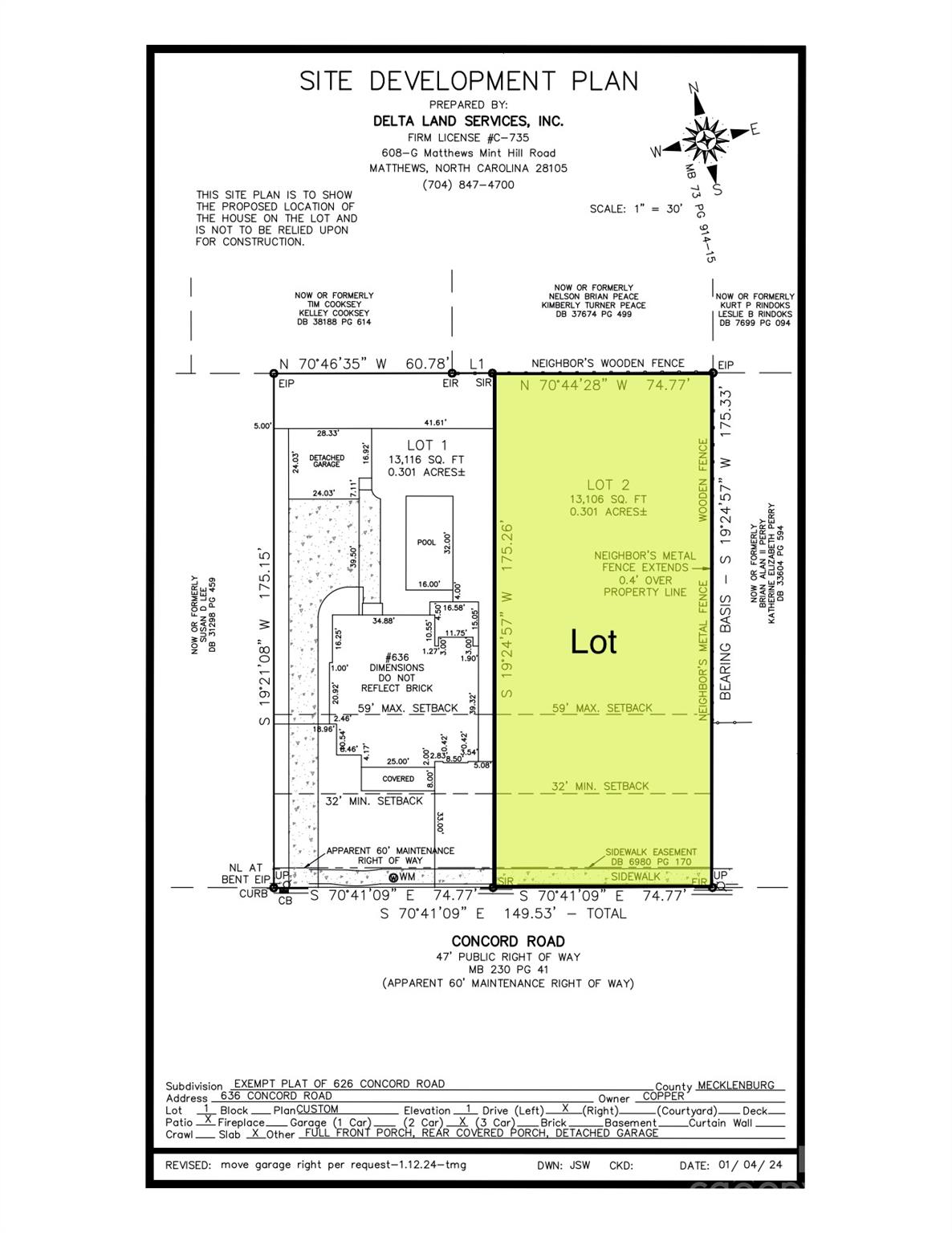 622 Concord Road, Davidson, NC 28036, MLS # 4162186