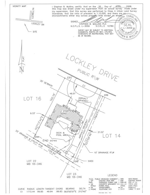 332 Lockley Drive, Charlotte, NC 28207, MLS # 4194925